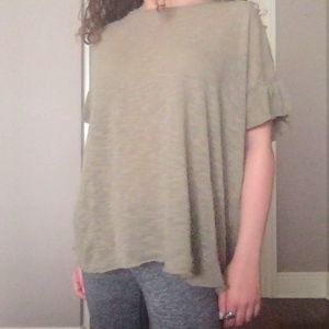 Zara Loose Green Shirt